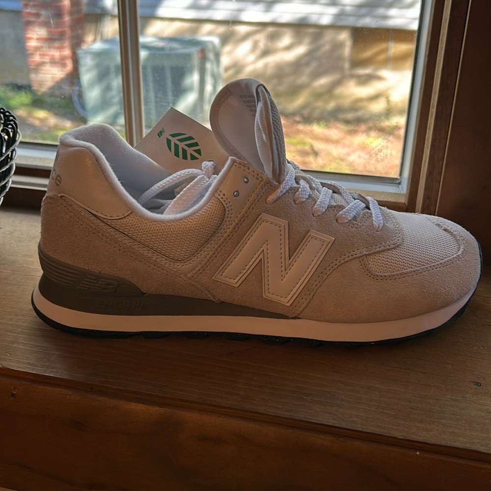 New Balance sneakers.